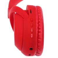 Наушники MZ300, беспроводные, полноразмерные, микрофон, BT 5.3, 400 мАч, красные Наушники MZ300, беспроводные, полноразмерные, микрофон, BT 5.3, 400 мАч, красные
