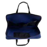 Папка с ручками текстильная А4, 370 х 290 х 50 мм, Calligrata, 1С15 "Кингисепп", внешний/внутренний карман, синяя Папка с ручками текстильная А4, 370 х 290 х 50 мм, Calligrata, 1С15 "Кингисепп", внешний/внутренний карман, синяя