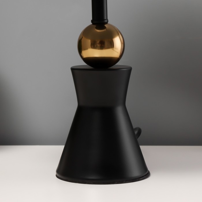 Настольная лампа "Анси" Е27 40Вт черно-золотой 23х23х40 см