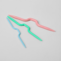 Набор для вязания, 35 предметов, в пенале, 20 &times; 10,5 &times; 4 см, цвет розовый