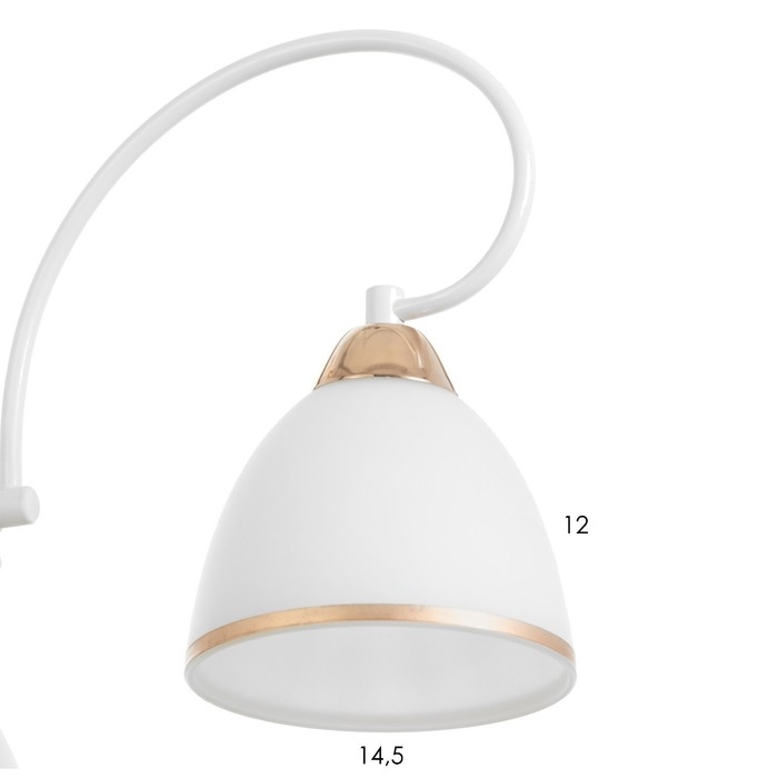 Люстра "Сампи" 3хЕ27 40Вт белый 59х59х53 см BayerLux