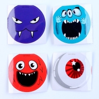 Хэллоуин. Антистресс сквиш мялка &laquo;Глазки&raquo;, с наклейками, цвета МИКС