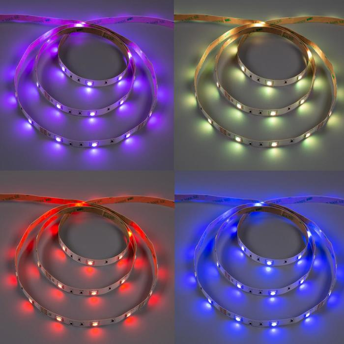 Комплект светодиодной ленты Volpe 3 м, IP20, SMD5050, 30 LED/м, 12 В, RGB Комплект светодиодной ленты Volpe 3 м, IP20, SMD5050, 30 LED/м, 12 В, RGB