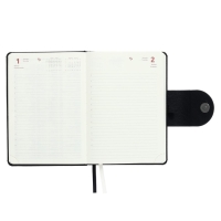 Ежедневник датированный 2024 A5 176 листов, deVENTE.Norwich, твёрдая обложка с поролоном из искусственной кожи, ляссе, кремовый блок 70 г/м2, чёрный Ежедневник датированный 2024 A5 176 листов, deVENTE.Norwich, твёрдая обложка с поролоном из искусственной кожи, ляссе, кремовый блок 70 г/м2, чёрный