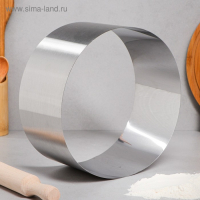 Форма для выпечки и выкладки «Круг», h-12, d-26 см Форма для выпечки и выкладки «Круг», h-12, d-26 см