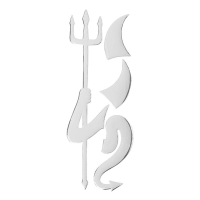 Наклейка на авто "Чертик" Наклейка на авто "Чертик"