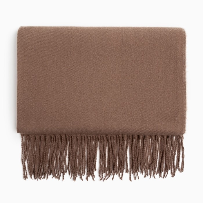 Палантин женский MINAKU однотонный цв. бежевый, размер 76*180 см Палантин женский MINAKU однотонный цв. бежевый, размер 76*180 см