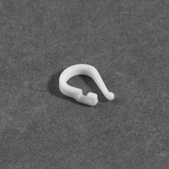 Кольцо для римских штор, разъёмное, d = 14 мм, 20 шт, цвет белый Кольцо для римских штор, разъёмное, d = 14 мм, 20 шт, цвет белый