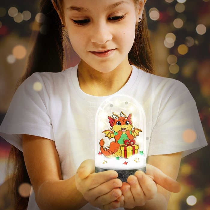 Набор для творчества &laquo;Новогодний ночник, Милый дракон&raquo; дерево