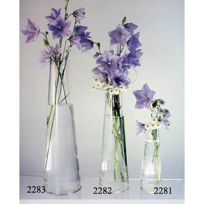 Ваза "Коническая" большая  d-5.5см, 39х12х6см,  2л