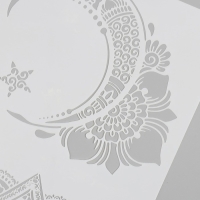 Трафарет пластик "Луна" 21х29,7 см Трафарет пластик "Луна" 21х29,7 см