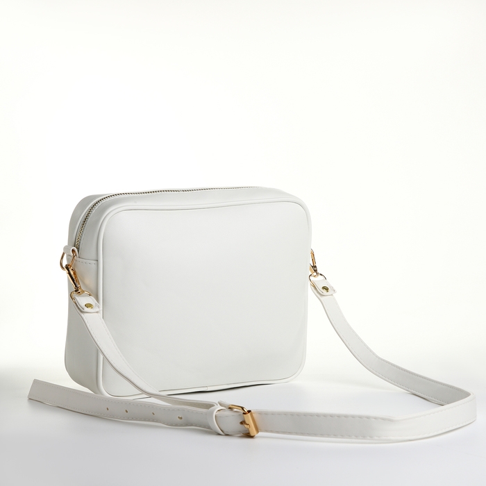 Сумка женская через плечо TEXTURA, маленького размера, цвет белый