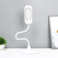 Настольная лампа сенсорная "Кенди" LED 5Вт USB АКБ белый 16,5х30х33 см RISALUX Настольная лампа сенсорная "Кенди" LED 5Вт USB АКБ белый 16,5х30х33 см RISALUX