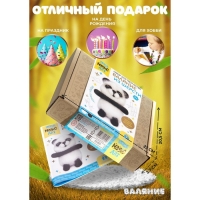 Набор для творчества. Валяние шерстью, брелок &laquo;Панда&raquo; 2 цв.