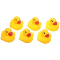Набор резиновых игрушек для ванны &laquo;Уточки на корабле&raquo;, 7 предметов, цвет МИКС, Крошка Я