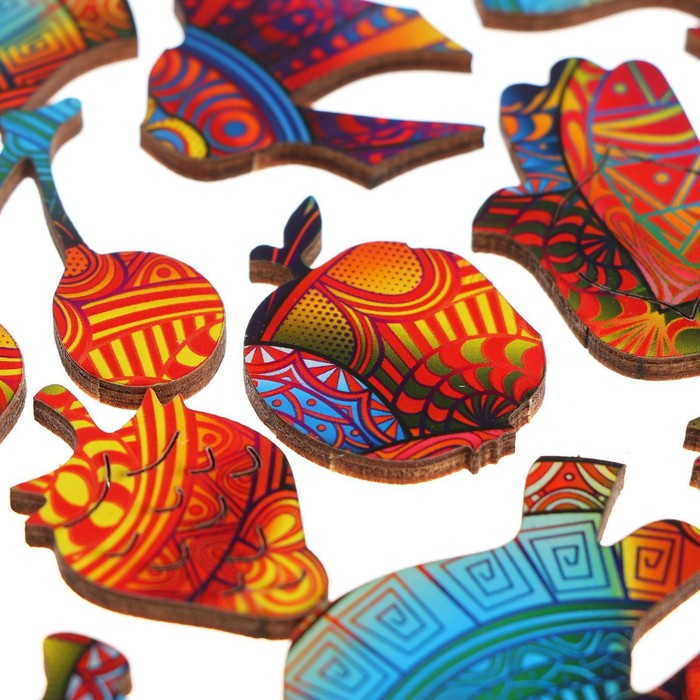 Пазл деревянный фигурный «Мандала гармонии», 88 элементов Пазл деревянный фигурный «Мандала гармонии», 88 элементов