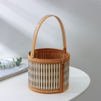 Корзина для хранения Доляна Nature, 15&times;15&times;12, бамбук