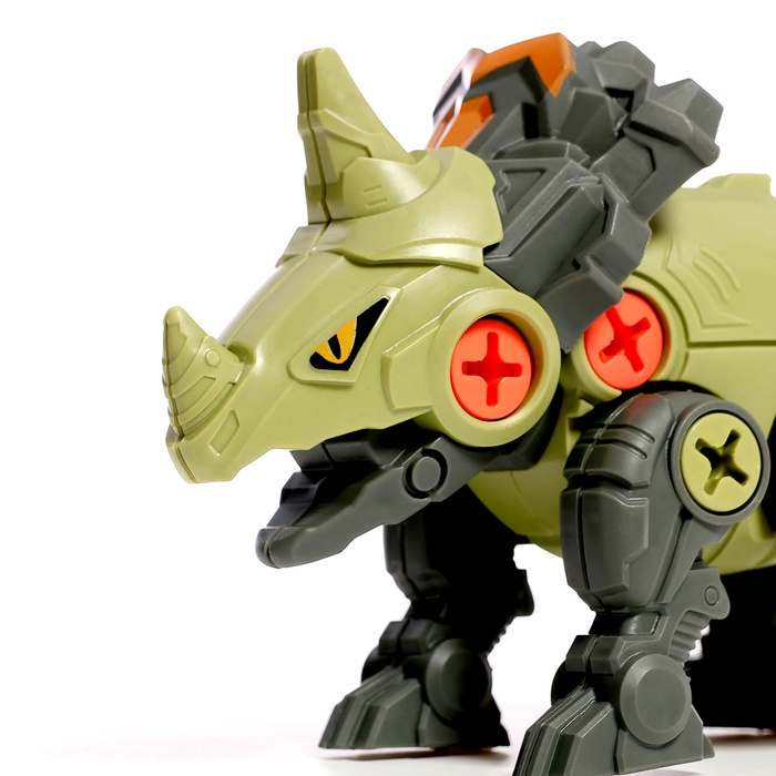 Конструктор винтовой &laquo;Мир динозавров&raquo;, набор 2 штуки, с отвёрткой