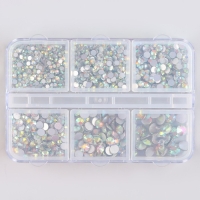 Набор страз &laquo;Стёклышко&raquo;, 6 размеров &mdash; от 1,9 до 4,6 мм