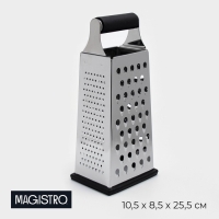 Тёрка Magistro Gate, 4 грани, 10,5&times;8,5&times;24,5 см, цвет чёрный