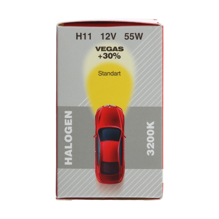 Лампа автомобильная AVS Vegas, H11, 12 В, 55 Вт Лампа автомобильная AVS Vegas, H11, 12 В, 55 Вт