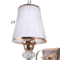 Бра 2579/1 E27 40 вт золото Бра 2579/1 E27 40 вт золото