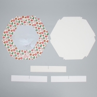 Коробка складная &laquo;С Новым годом!&raquo;, печенье, 23 х 23 х 4 см, Новый год