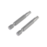 Биты ТУНДРА, намагниченные, сталь S2, T30 х 50 мм, 2 шт. Биты ТУНДРА, намагниченные, сталь S2, T30 х 50 мм, 2 шт.