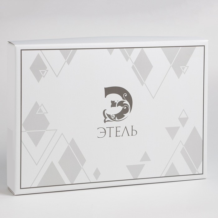 Покрывало хлопковое Этель &laquo;Инди&raquo; 180х240&plusmn;5 см, цвет серо-розовый, 100%хлопок, 300гр/м2