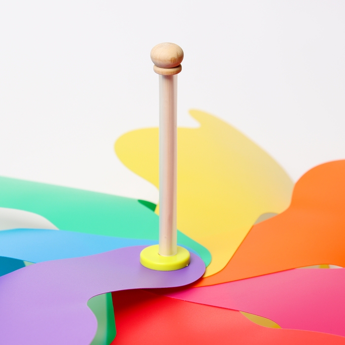 Ветерок &laquo;Завиток&raquo; на деревянной палочке