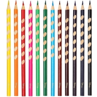 Цветные карандаши, 12 цветов, трехгранные, Холодное сердце Цветные карандаши, 12 цветов, трехгранные, Холодное сердце