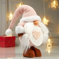 Кукла интерьерная "Бабусечка в розовом колпаке, с сердечком на переднике" 49х14х22 см Кукла интерьерная "Бабусечка в розовом колпаке, с сердечком на переднике" 49х14х22 см