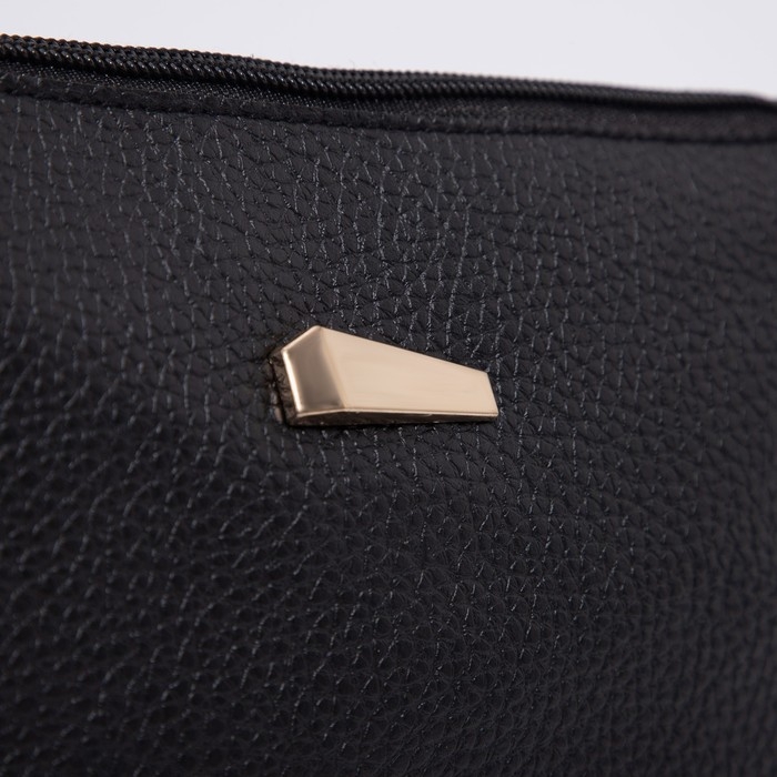 Сумка-клатч на молнии, цвет чёрный Сумка-клатч на молнии, цвет чёрный