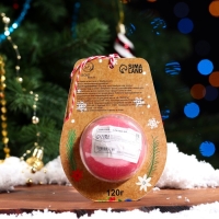 Новый год. Новогодняя бомбочка для ванны &laquo;Олень&raquo;, красный, 120 г