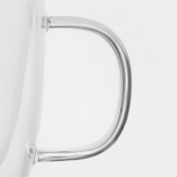 Кружка стеклянная с двойными стенками &laquo;Дуо&raquo;, 400 мл