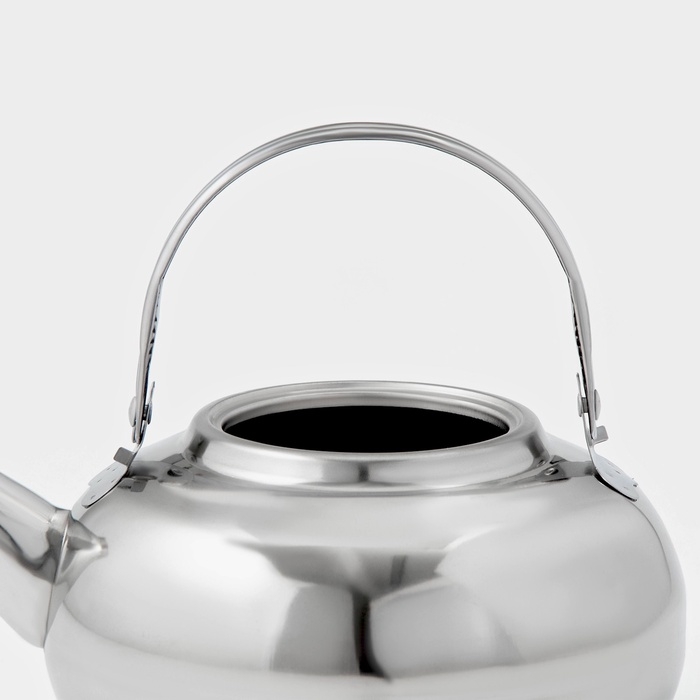 Заварочный чайник Доляна «Гретель», 1,6 л, металлическое сито, нержавеющая сталь, хромированный Заварочный чайник Доляна «Гретель», 1,6 л, металлическое сито, нержавеющая сталь, хромированный