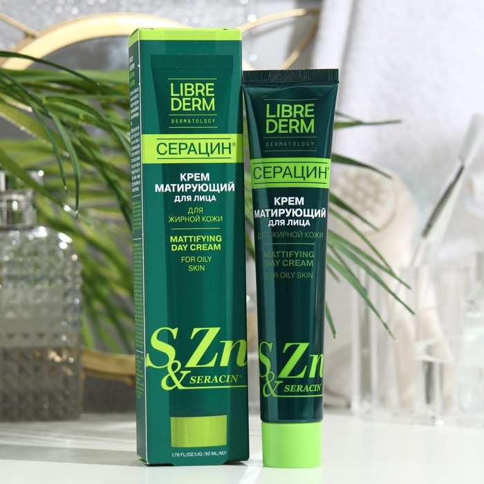 Крем LIBREDERM Серацин дневной, матирующий, 50 мл Крем LIBREDERM Серацин дневной, матирующий, 50 мл