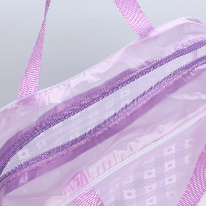 Косметичка на молнии, цвет фиолетовый Косметичка на молнии, цвет фиолетовый