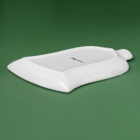 Тарелка новогодняя Доляна &laquo;Рождественский вечер&raquo;, 25,5&times;19,5&times;3 см, керамика, цвет белый