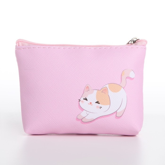 Кошелек детский, цвет микс Кошелек детский, цвет микс "Добрый котик", 11*7 см микс