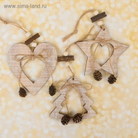 Подвеска новогодняя &laquo;Стиль&raquo;, МИКС