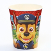 Набор одноразовой бумажной посуды, на 6 персон "С днем рождения!", Щенячий патруль Набор одноразовой бумажной посуды, на 6 персон "С днем рождения!", Щенячий патруль
