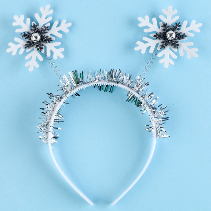 Новый год! Карнавальный ободок «Снежинка» Новый год! Карнавальный ободок «Снежинка»