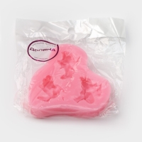 Молд Доляна «Ангелочки в ожидании», силикон, 8×7 см, цвет розовый Молд Доляна «Ангелочки в ожидании», силикон, 8×7 см, цвет розовый