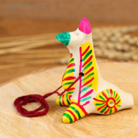 Филимоновская игрушка - свисток «Утка» Филимоновская игрушка - свисток «Утка»