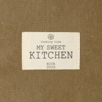 Фартук Этель ECO, цвет оливковый, 60х70 см, 70% хл, 30% лён, 190 г/м2 Фартук Этель ECO, цвет оливковый, 60х70 см, 70% хл, 30% лён, 190 г/м2