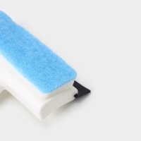 Окномойка с поролоновой насадкой Доляна «Компакт», для зеркал, стекол и душевых кабин, 12×18×4 см Окномойка с поролоновой насадкой Доляна «Компакт», для зеркал, стекол и душевых кабин, 12×18×4 см