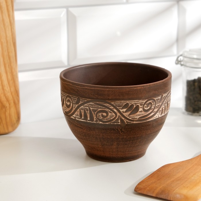 Горшок для запекания "Ангоб",  0,6 л,13 х 12 х 12см