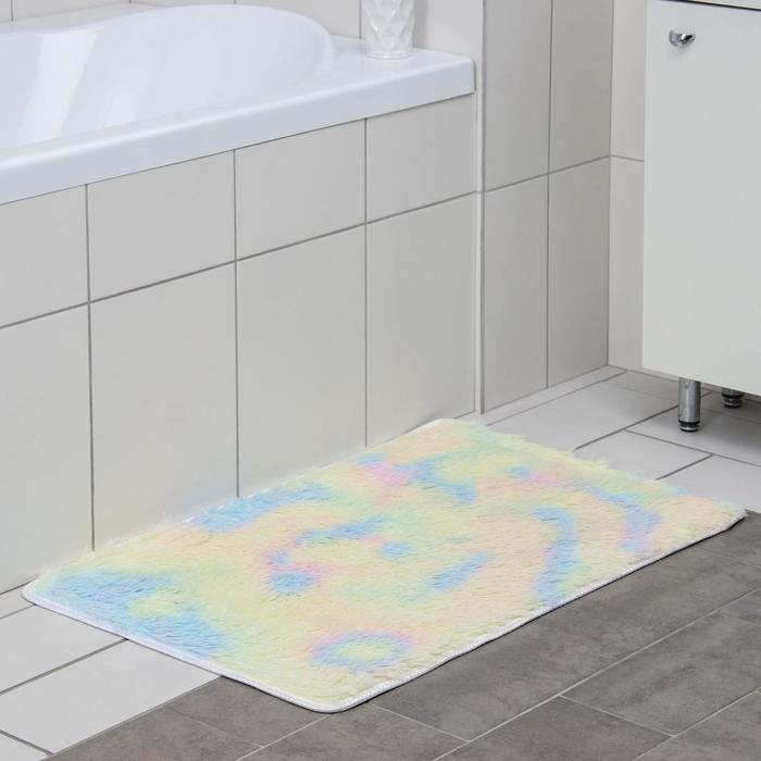Коврик для ванной Доляна &laquo;Пушистик. Единорог&raquo;, 50&times;80 см