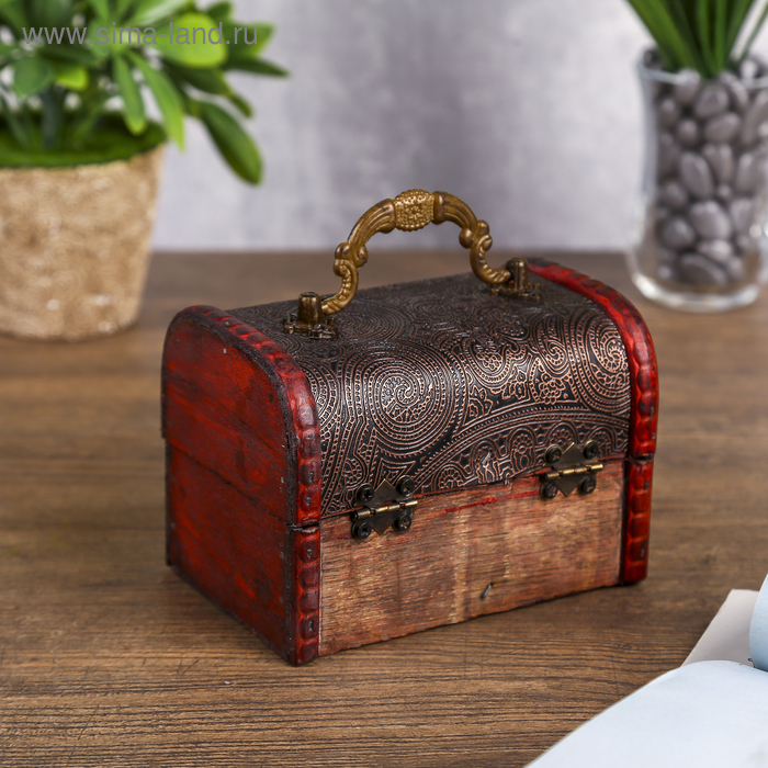 Шкатулка дерево Шкатулка дерево "Лаконичность" 12х8х8 см